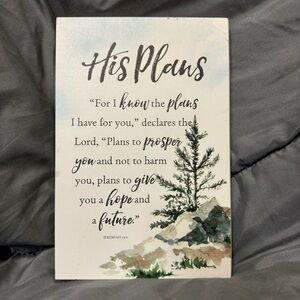 Jeremiah 29:11 Plaque